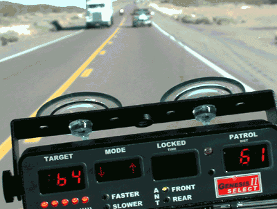Decatur radar clocks motorcycle